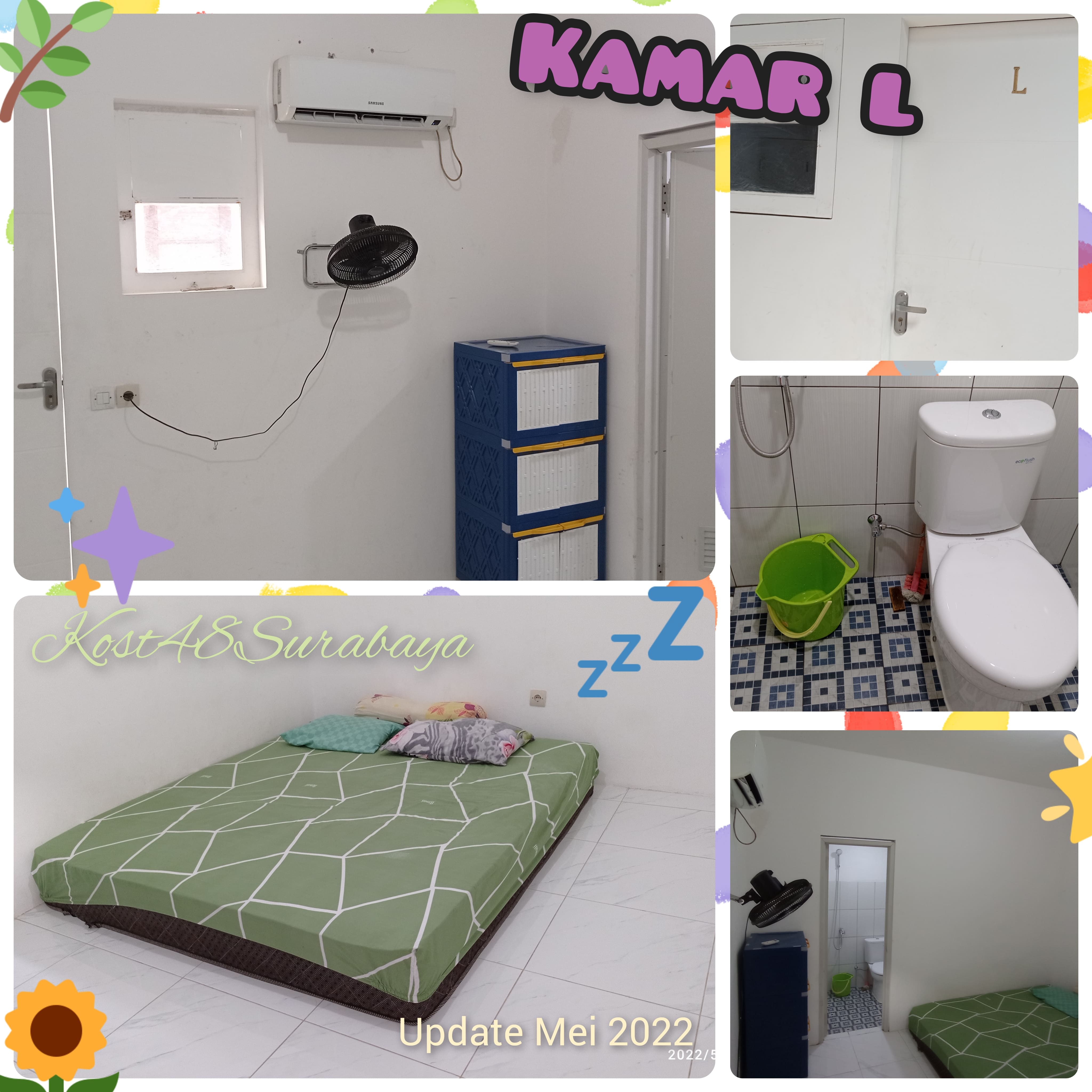 Foto Kamar L (Deluxe Room)  Kost Surabaya